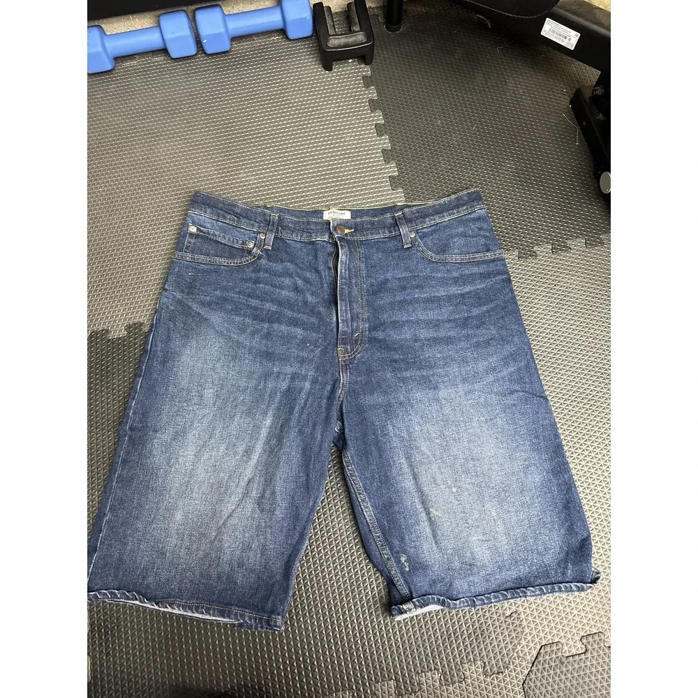Signature Gold by Levi Strauss & Co. Men's W38 Blue Denim Jean Shorts Regular